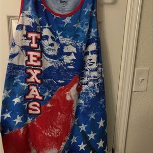 Texas Wolf Graphic Tank Top